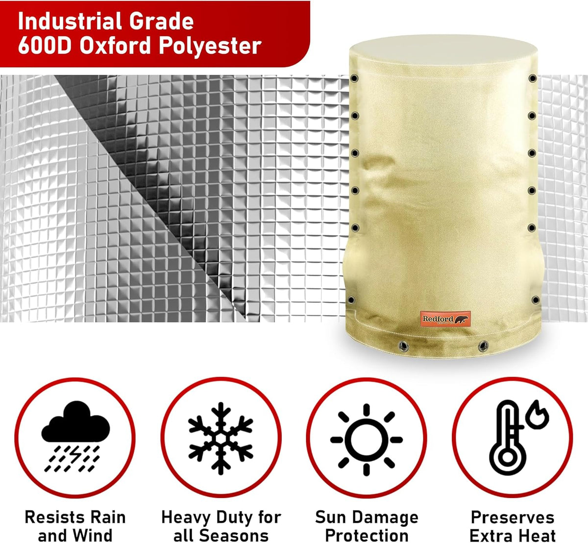 Cold Snap™ Pressure Tank Insulation Cover (Beige)