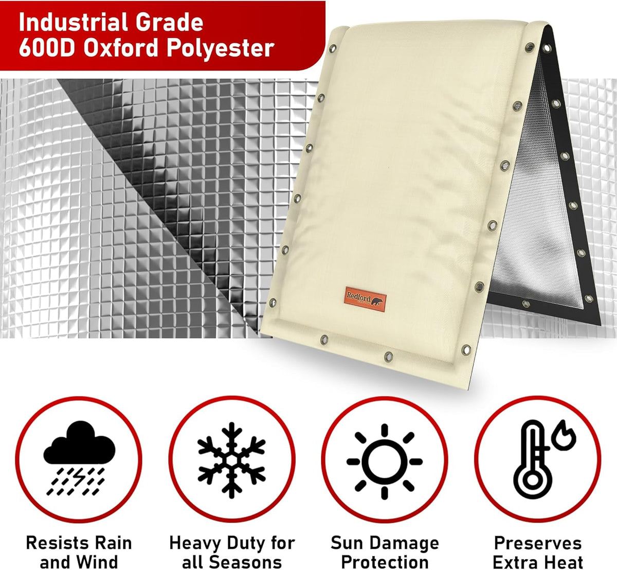 3-Way Opening Backflow Cover (Beige)