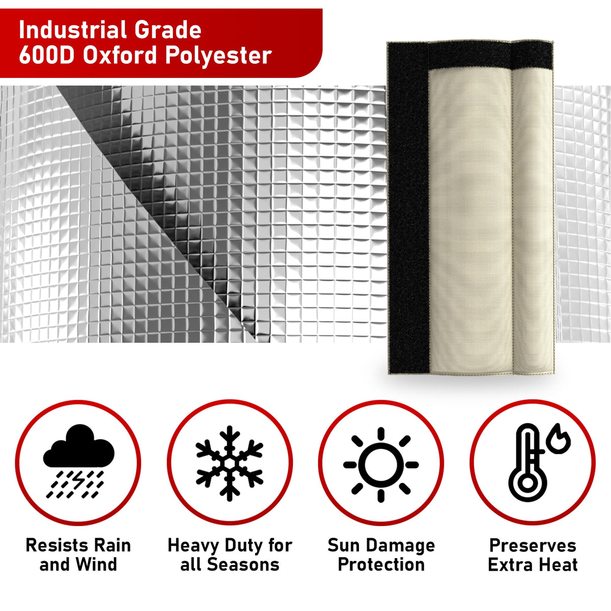 Cold Snap Pipe Sleeve Cover (Beige)